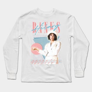 Hilary Banks - 90s Style Fan Design Long Sleeve T-Shirt